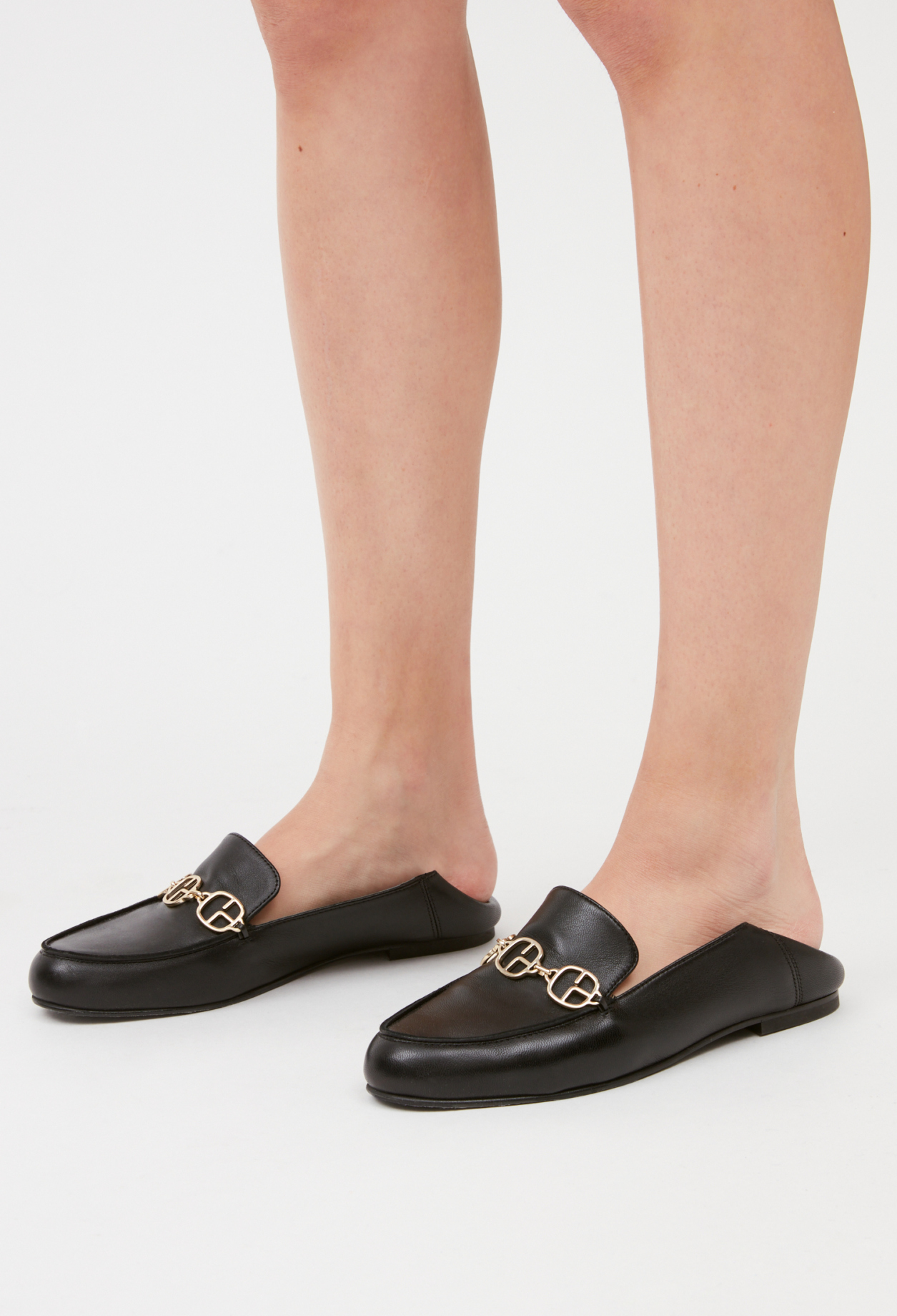 Mocassins cuir noir