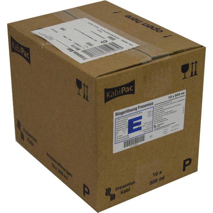 Ringer Lösung Fresenius Plastik, 10X500 ml