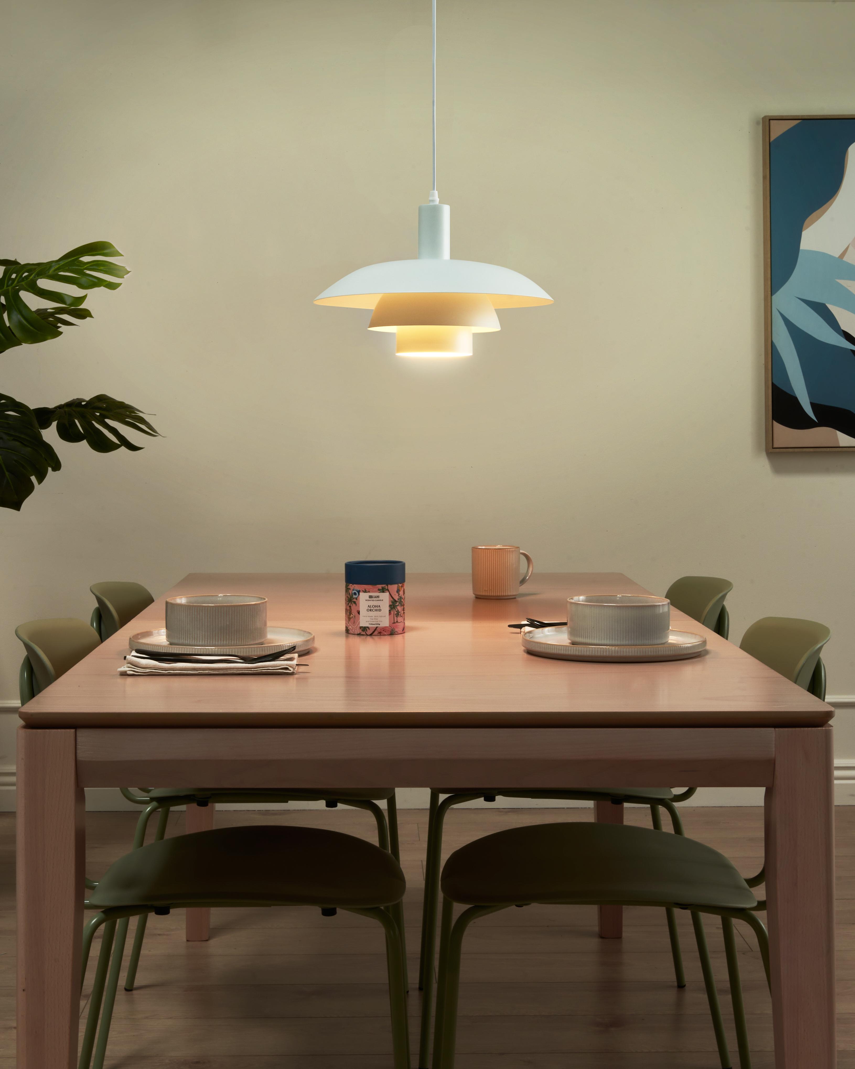 Hanglamp HILBA Metaal Wit
