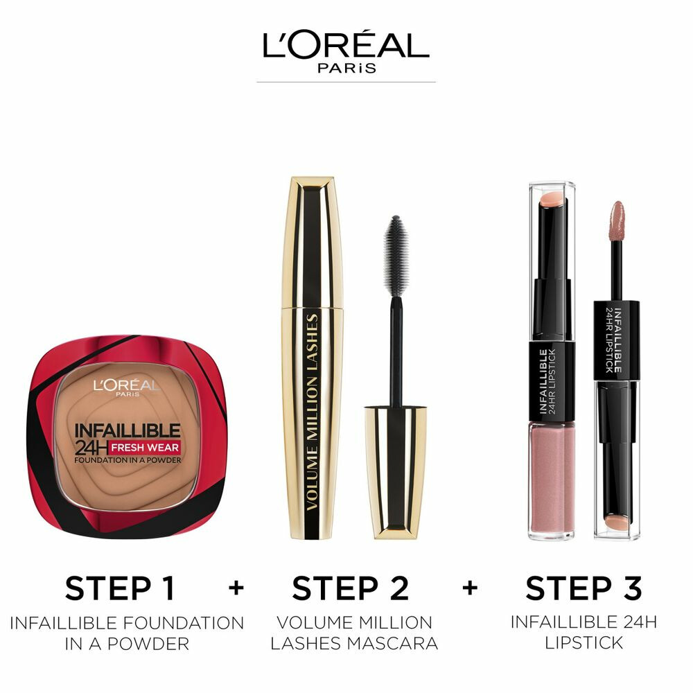 L'Oréal Infaillible 24H Fresh Wear Foundation Poeder 120 Vanille8 gr