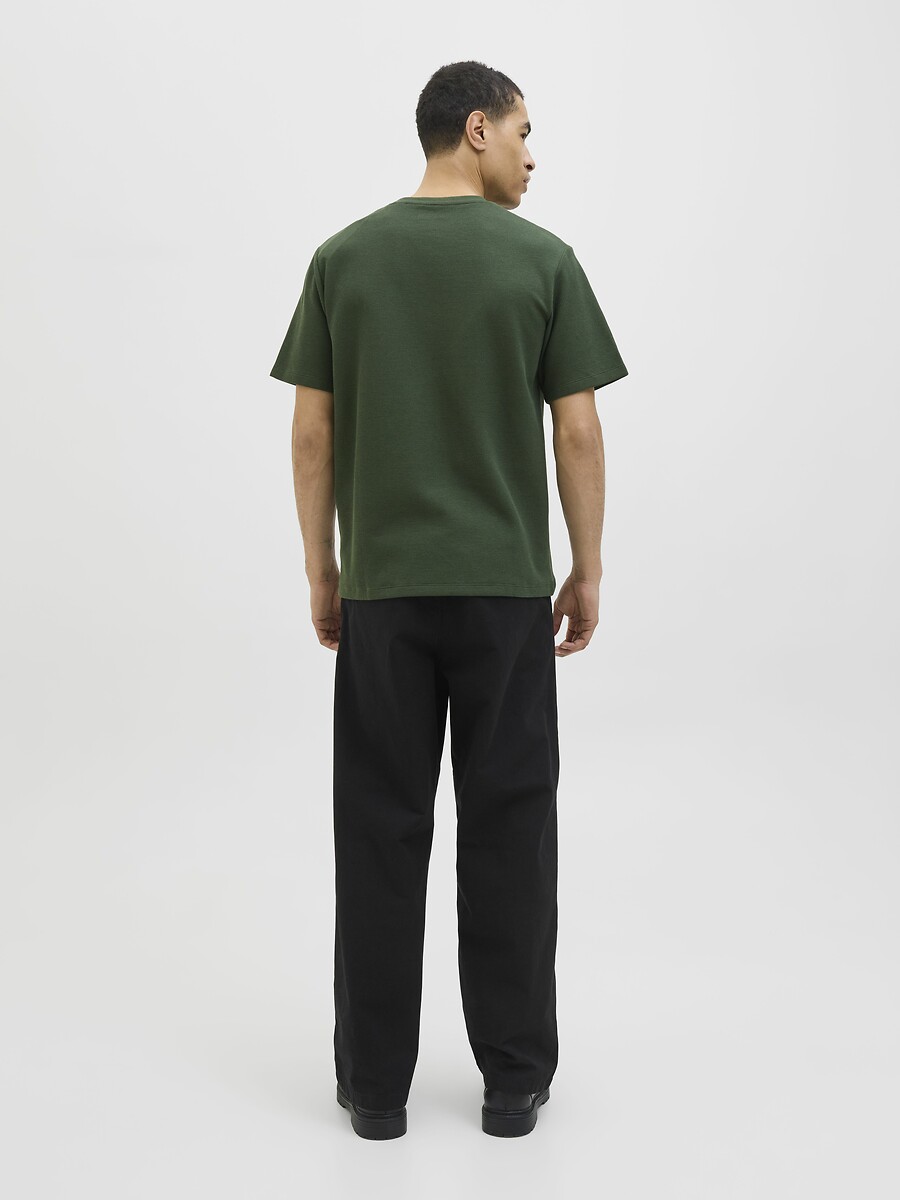 JACK & JONES<br>Camiseta estruturada de manga curta