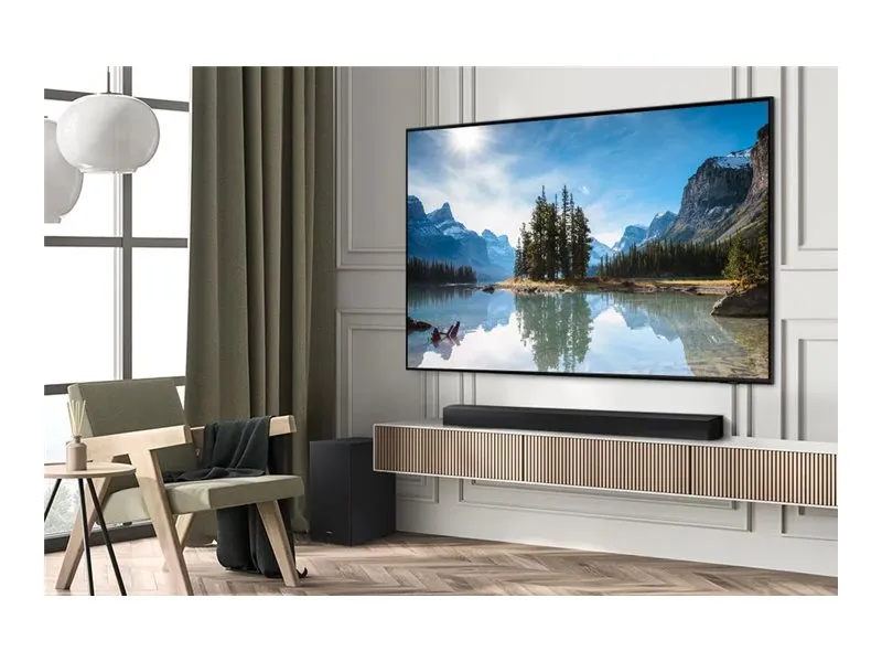 Samsung HW-B650D - B-Series - lydbarsystem - til hjemmebiograf - 3.1.kanal - trådløs - Bluetooth - sort