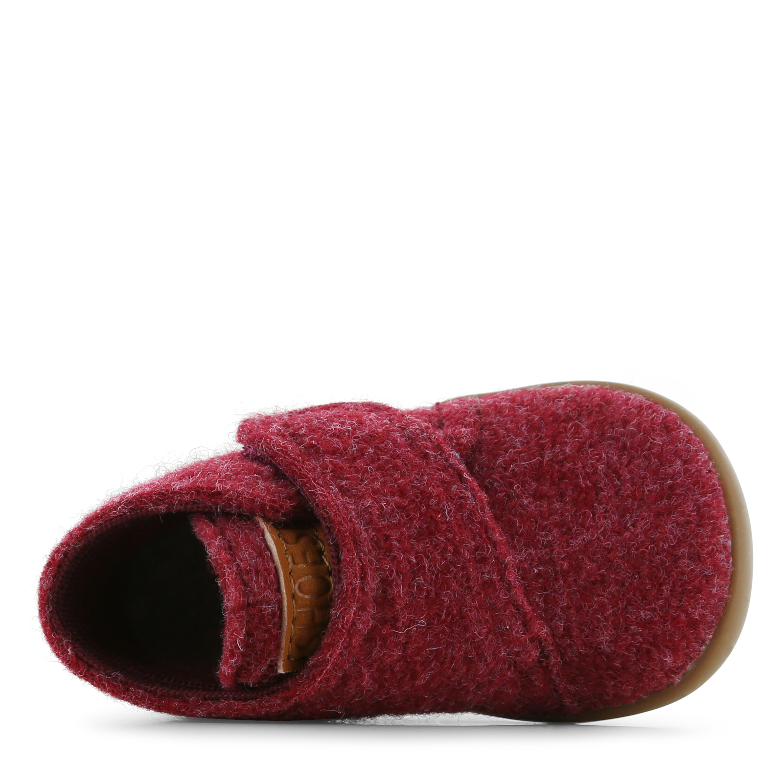 Shoesme rote Filzpantoffel