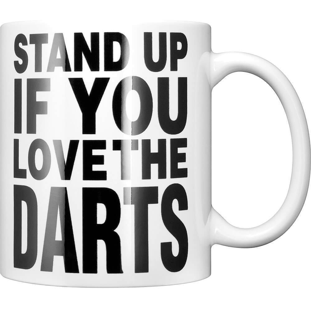 DartSturm - Darttasse - Stand up if you love the darts