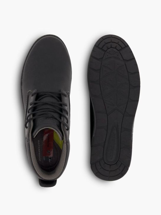 Skechers Schnür-Stiefelette Schwarz