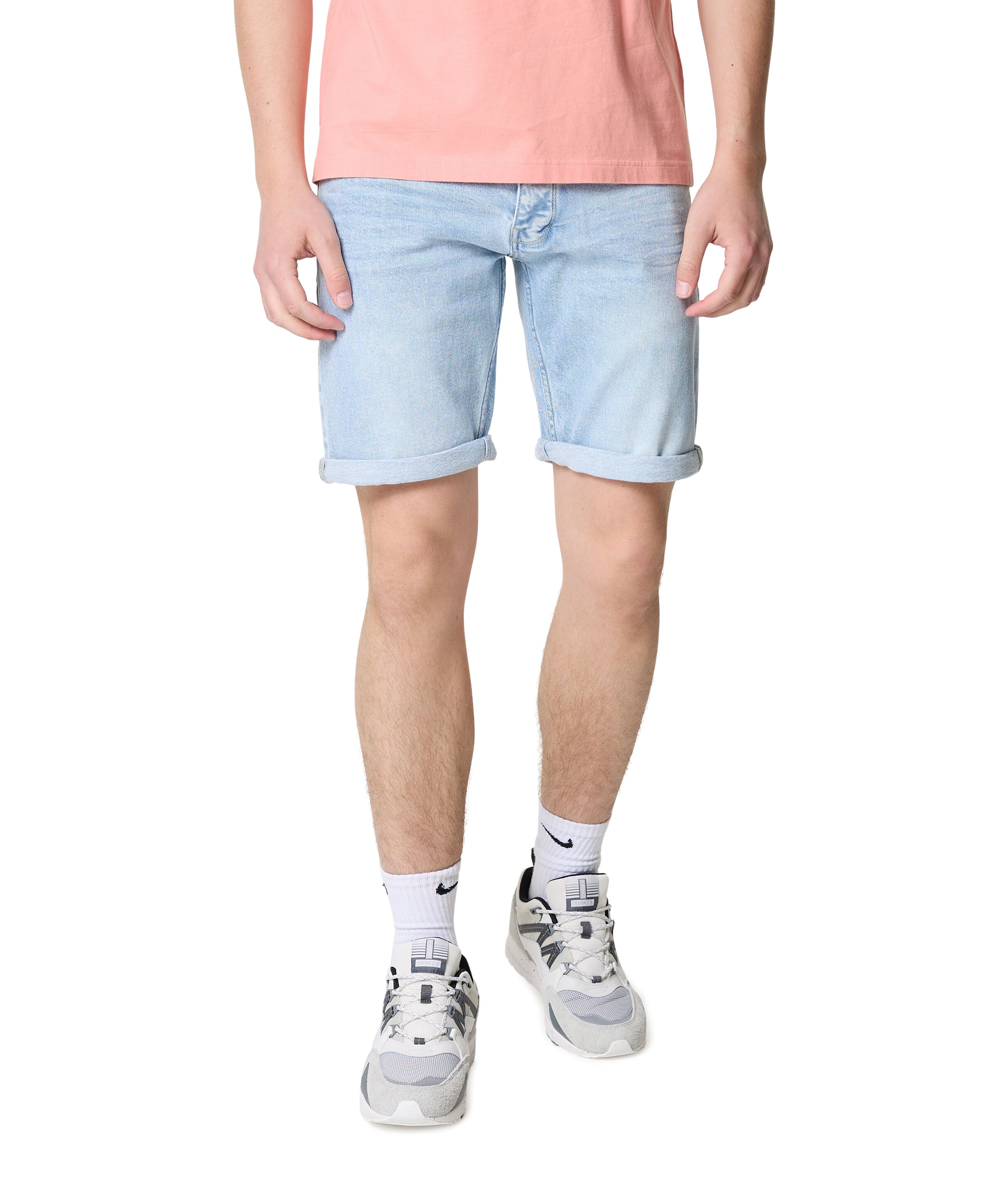 Pure Path The Miles Slim Fit heren korte broek blauw