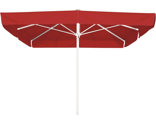 Schneider Quadro parasol, 300 x 300 x 295 cm, polyester 220 g/m², rood