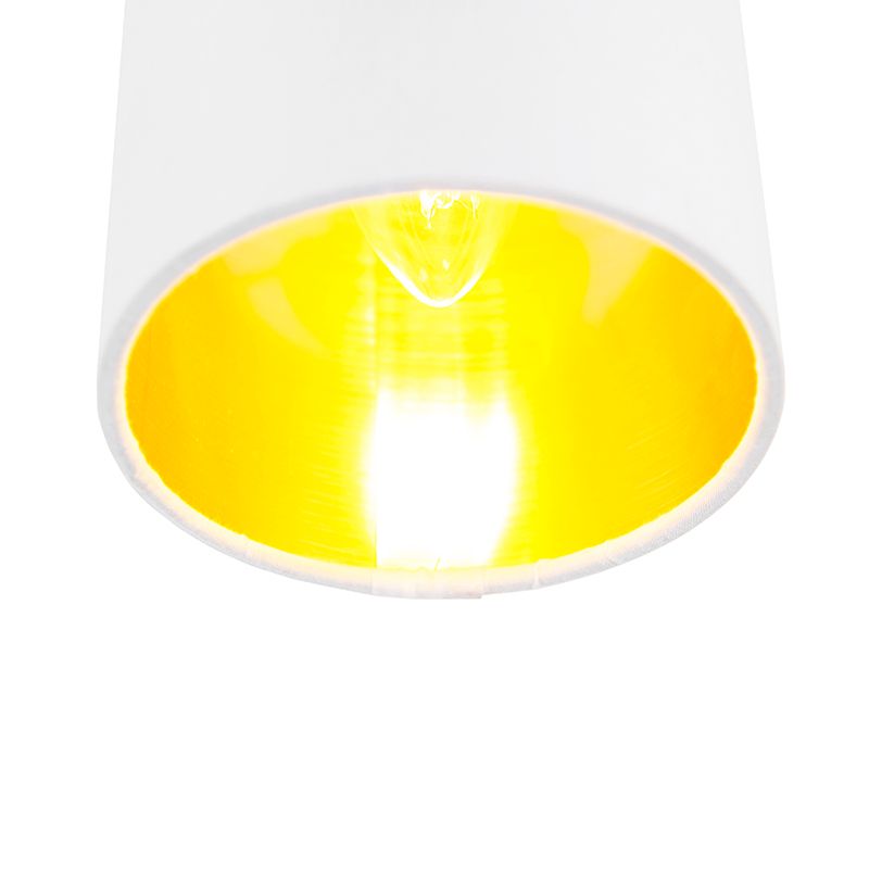 Moderne plafondlamp wit - Lofty