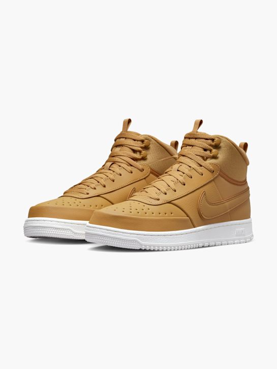 Nike COURT VISION MID WNTR Hoher Sneaker Camel
