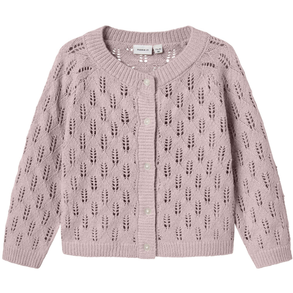 Køb Name It Burnished Lilac Nmfleslie Ls Strik Card