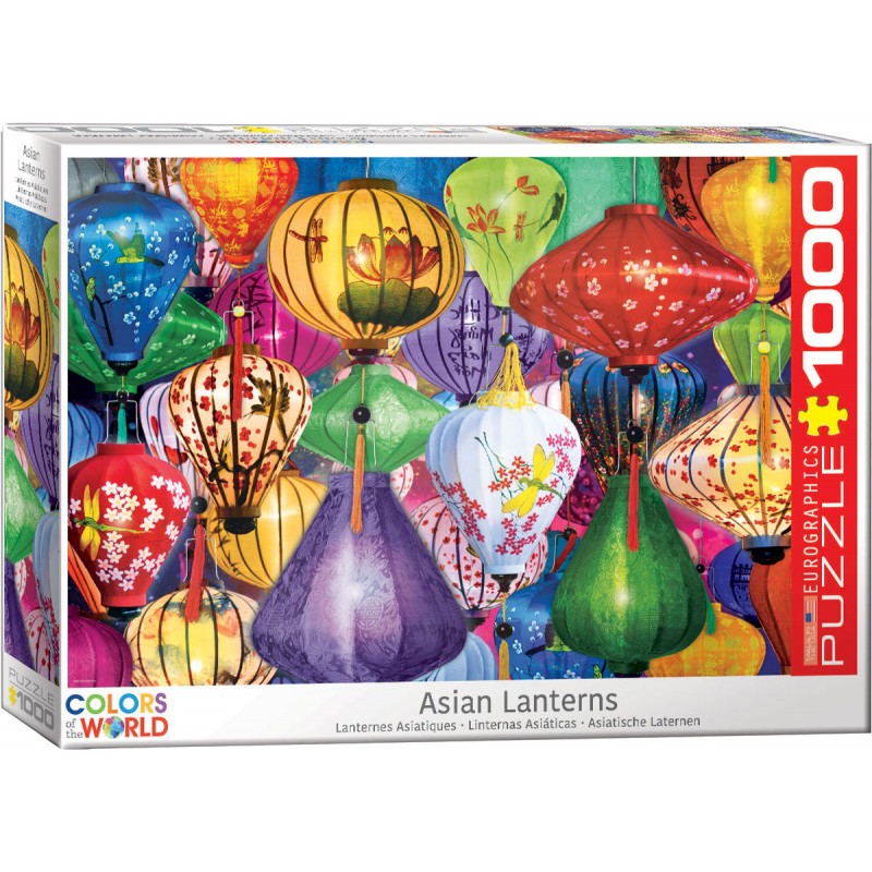 Puzzle 1000 pièces - Lanternes Asiatiques