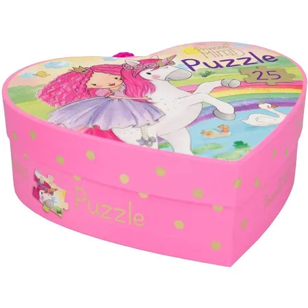 Depesche Princess Mimi Puzzle in Herzschachtel, 25 Teile