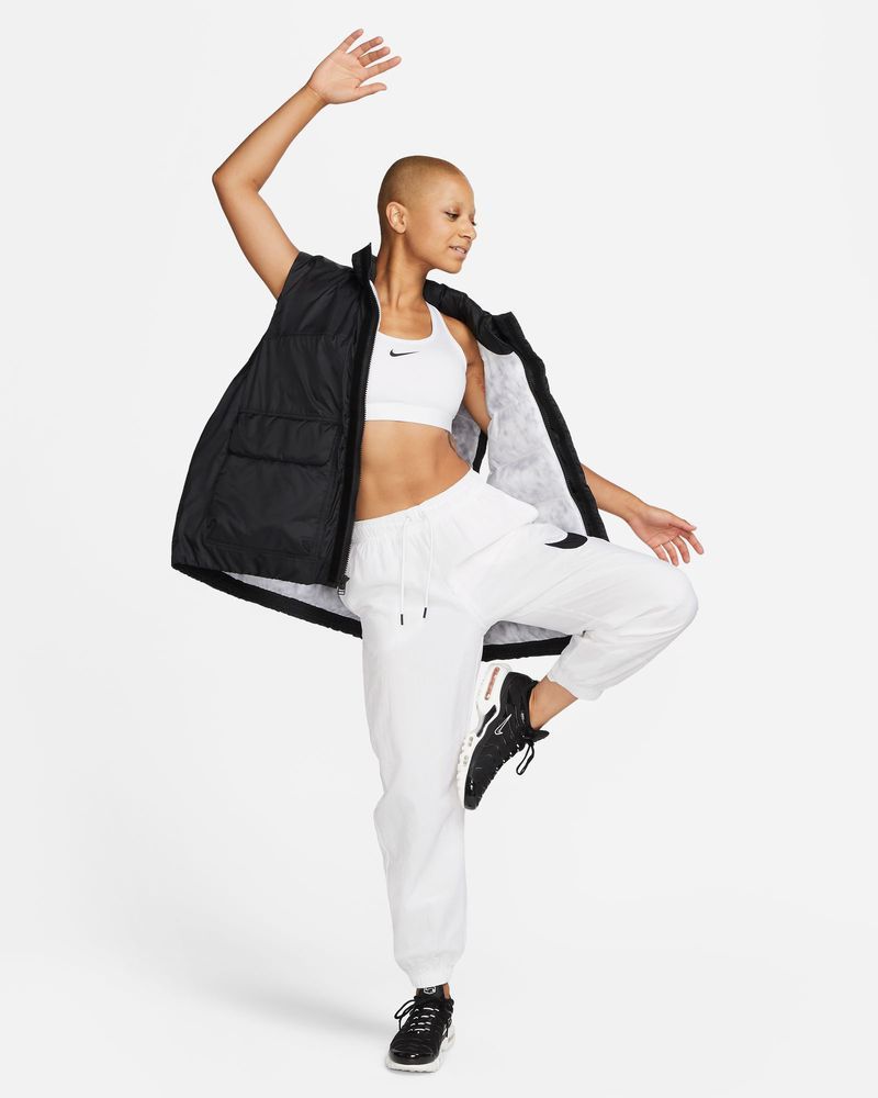 Brassière Nike Swoosh Blanc pour femme