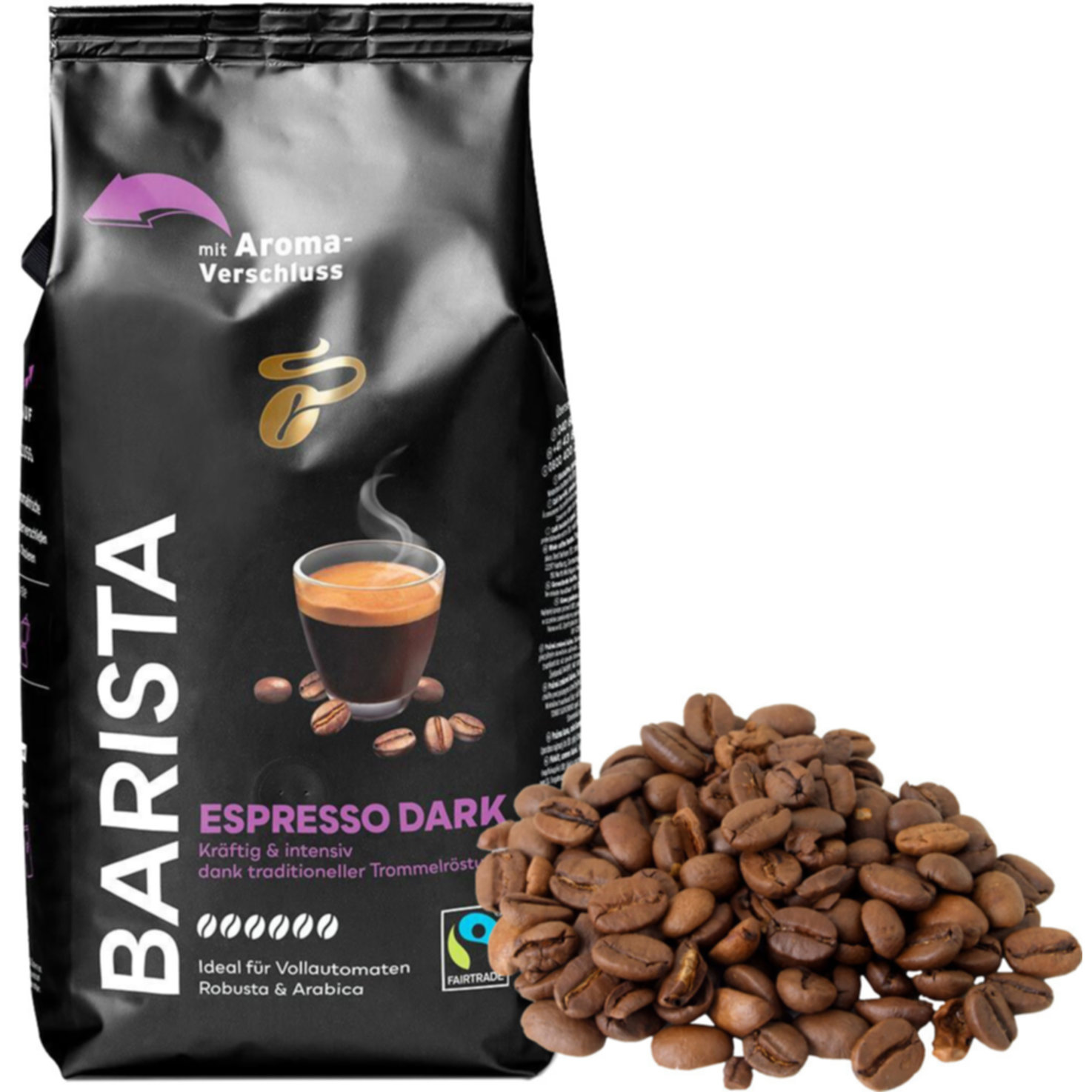 Tchibo Barista Espresso Dark Fairtrade Bohnenkaffee