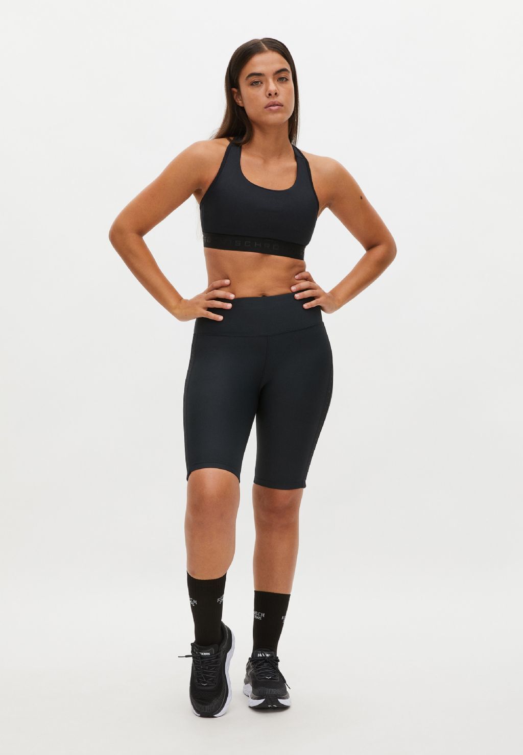 Röhnisch Kay Bike Hardloopbroek Kort Zwart/Zwart Dames