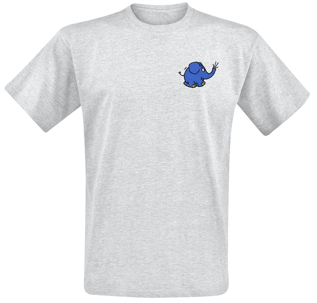 Éléphant - Brodé | Die Sendung mit der Maus T-Shirt Manches courtes
