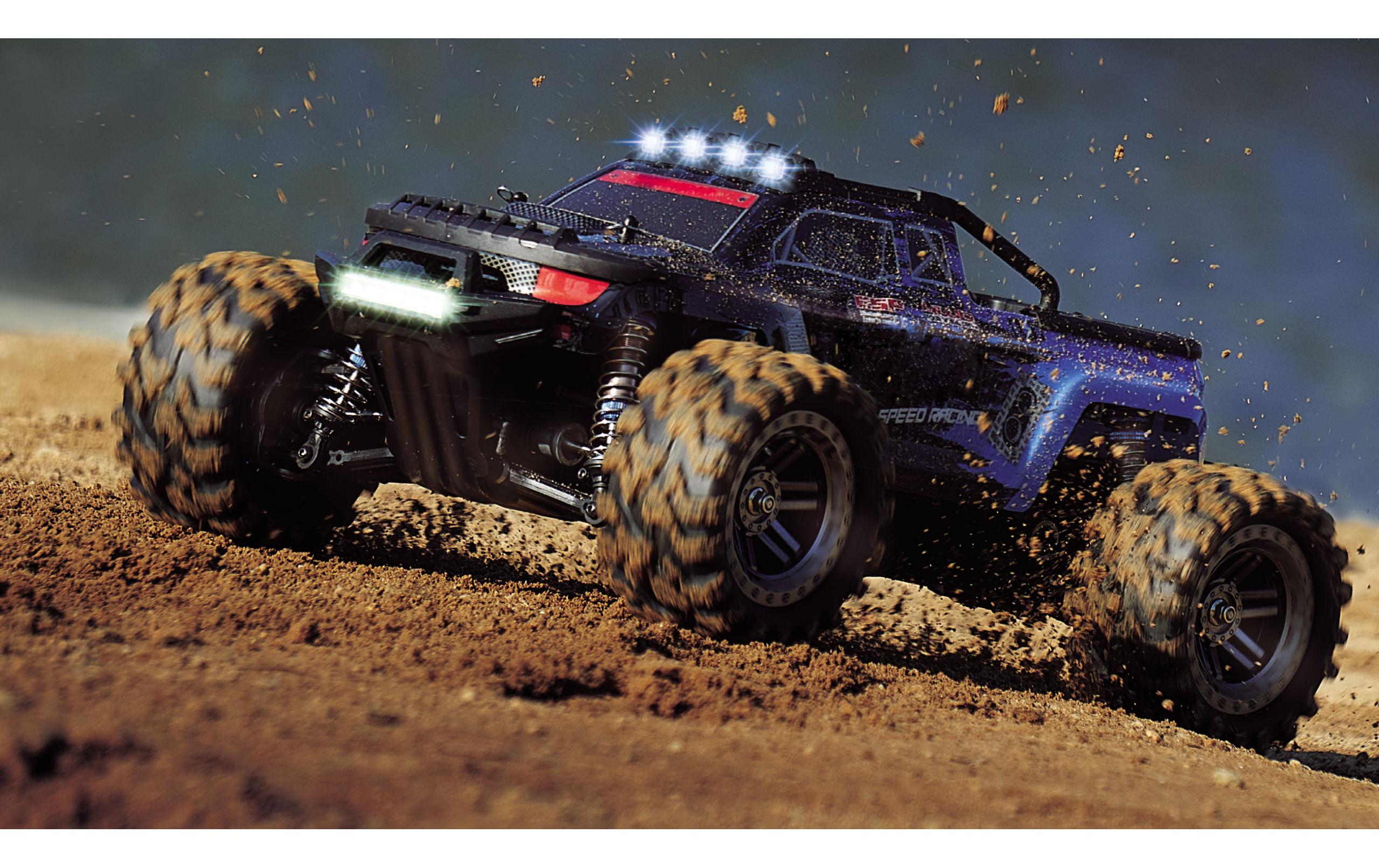 Monster Truck Daphoenodon 4WD, Rot RTR, 1:12<br>4x4 Monstertruck mit Gyro Fahrstabilitätssystem