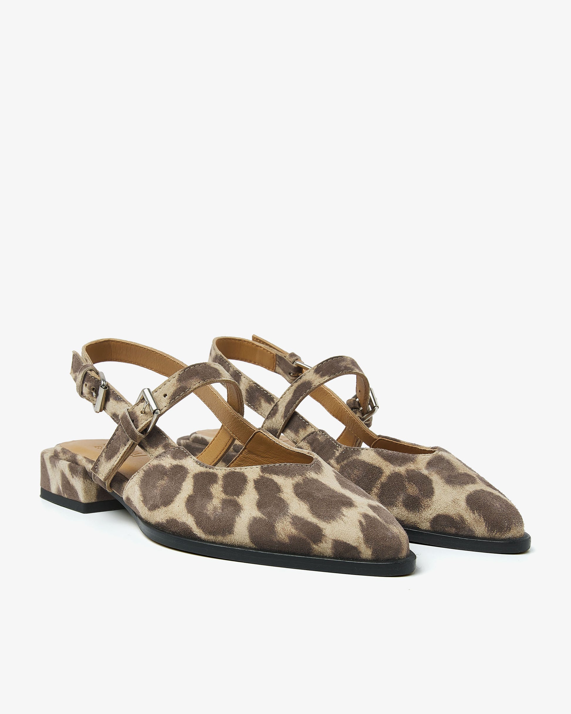 VIA VAI luipaardprint slingbacks Jazz Valerie