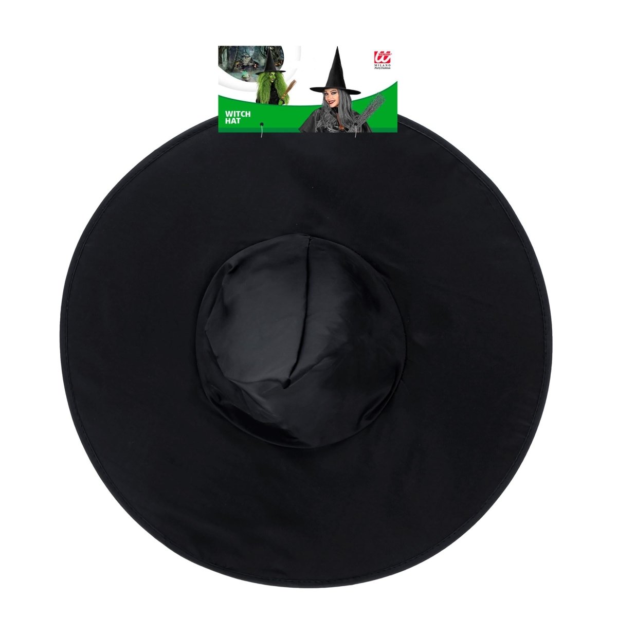 Halloween Heksenhoed Zwart Punt