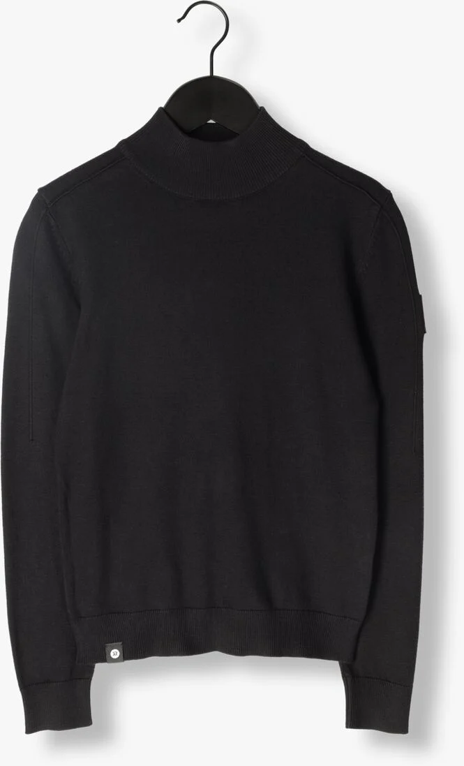 RELLIX zwarte rellix coltrui knitwear fancy col