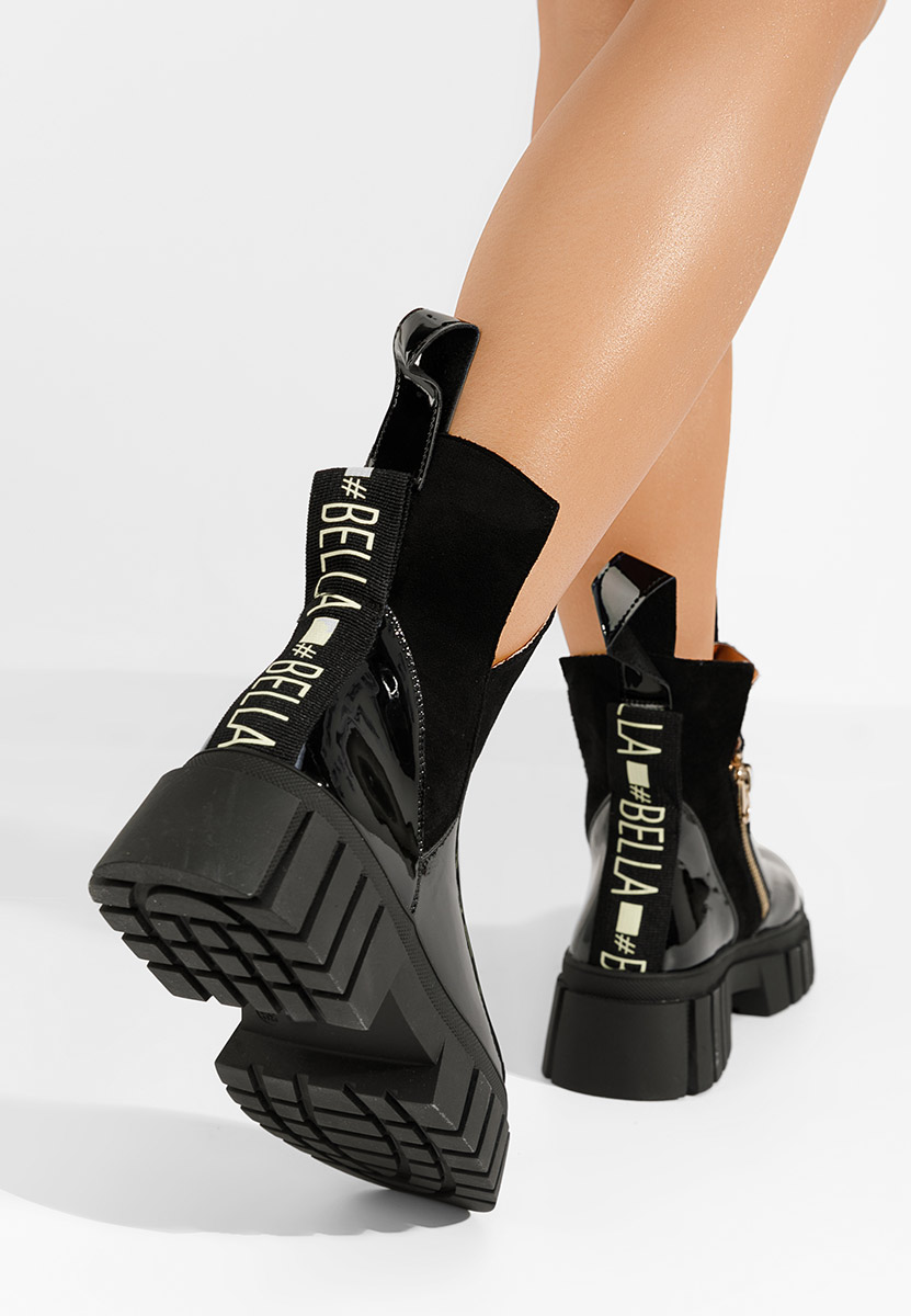 Bottines femme noires Sevimera