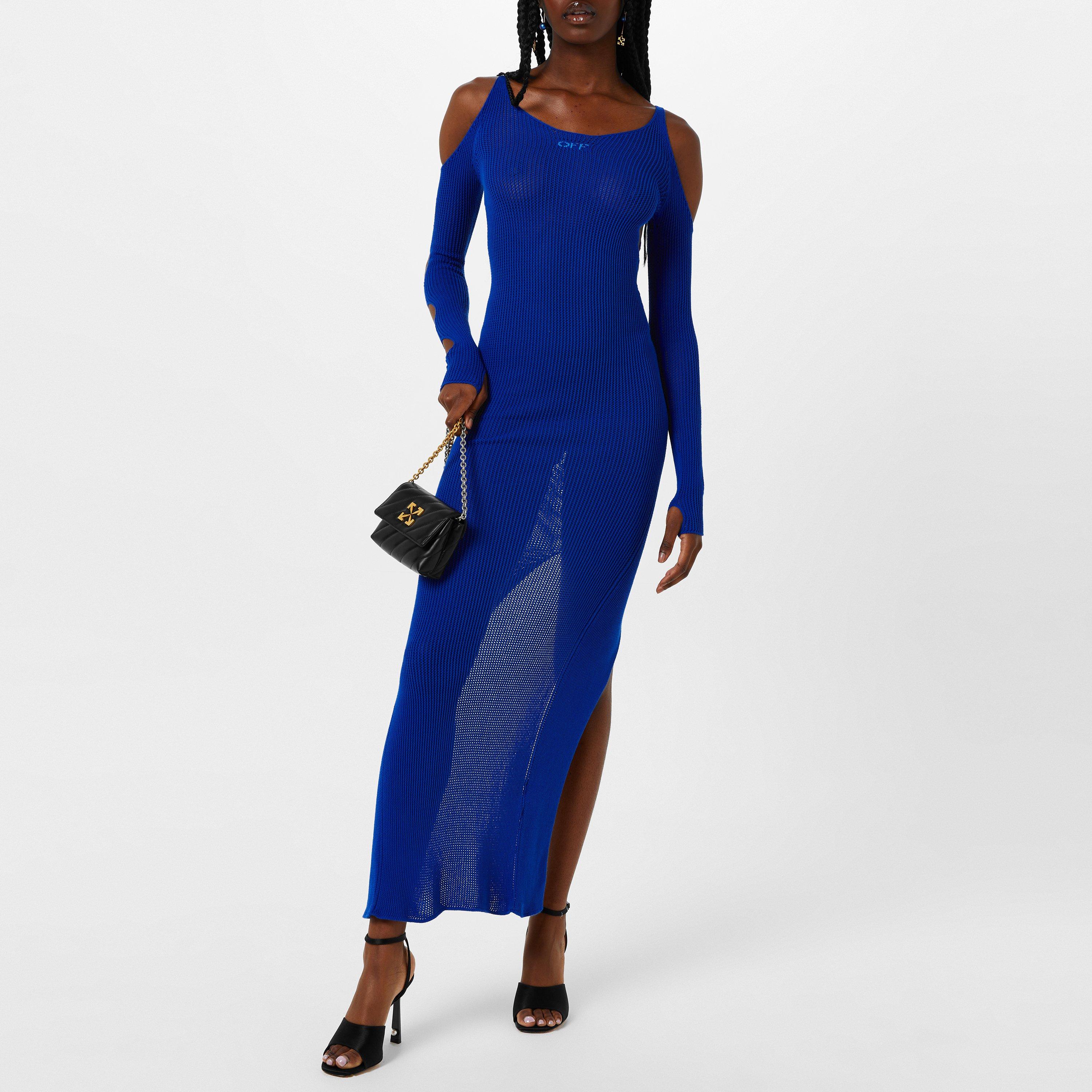 Off White Netted Dress
