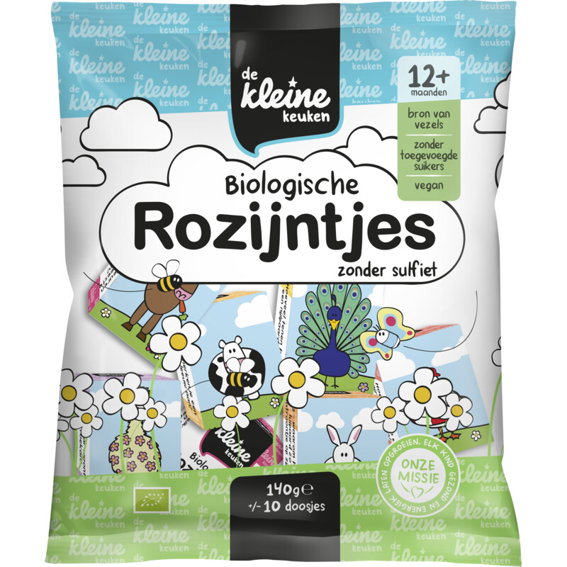 De Kleine Keuken Biologische rozijntjes 12m+