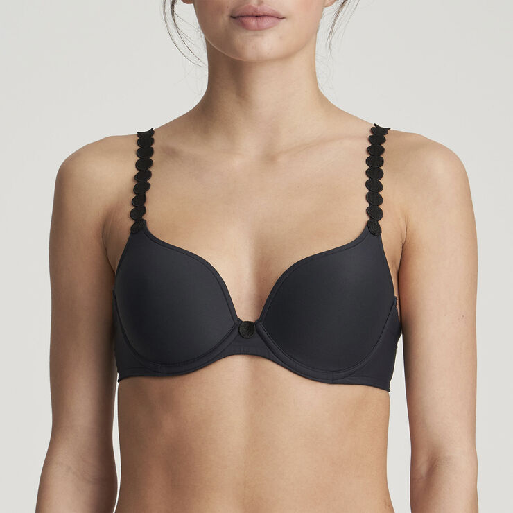 Marie Jo Tom hjerteformet bh med vattering Sort
