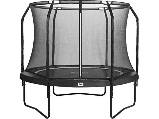 Salta 554, Trampolin, Rund, 150 kg, 5 År, Safety net, Sort