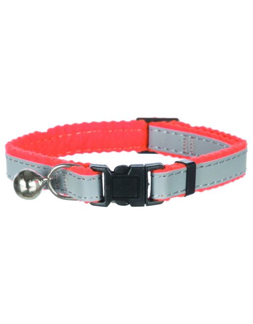 Trixie Halsbandje Reflecterend Kunststof - Kattenhalsband - 21 cm Multi-Color