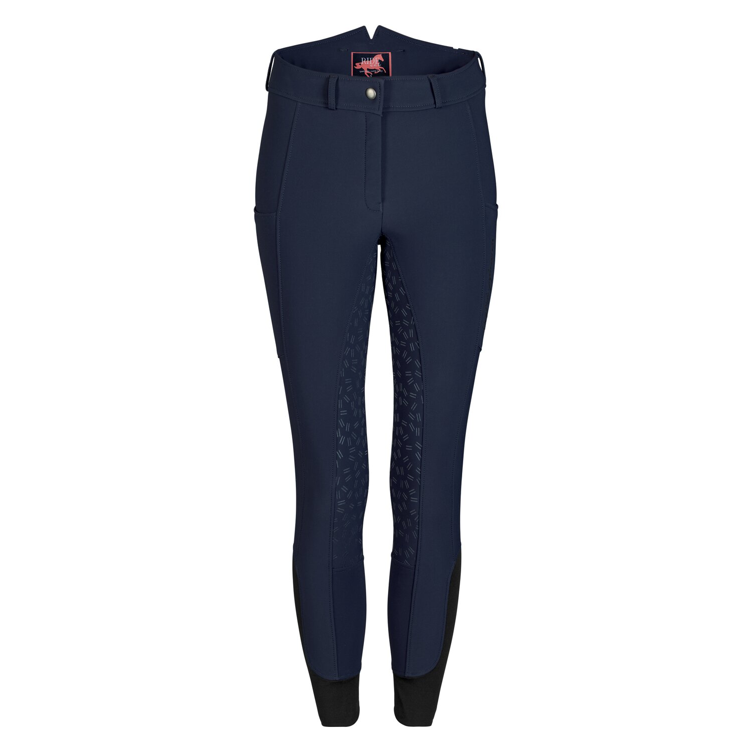 RIDE now Softshell Grip-Vollbesatz-Reithose  - navy