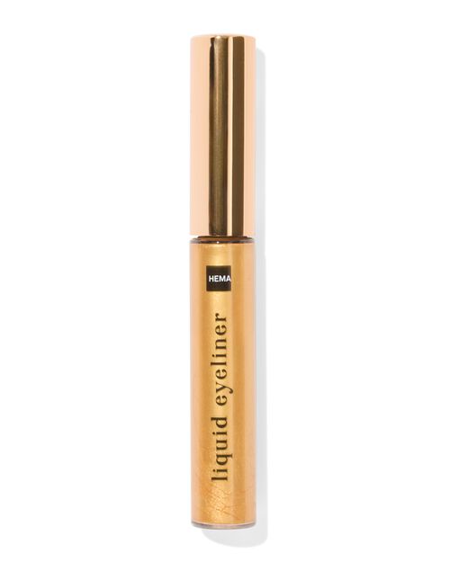 eyeliner pailleté doré