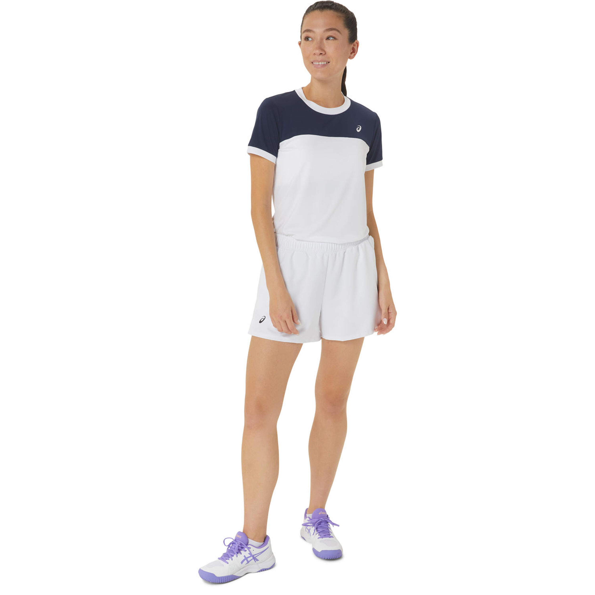 ASICS Court Shorts Femmes - Blanc , Noir