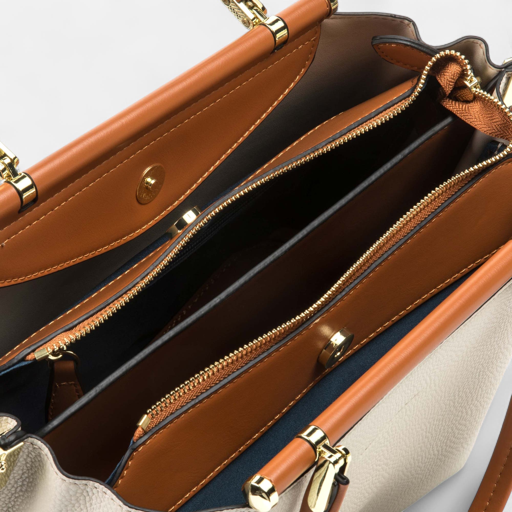 Sac à main beige