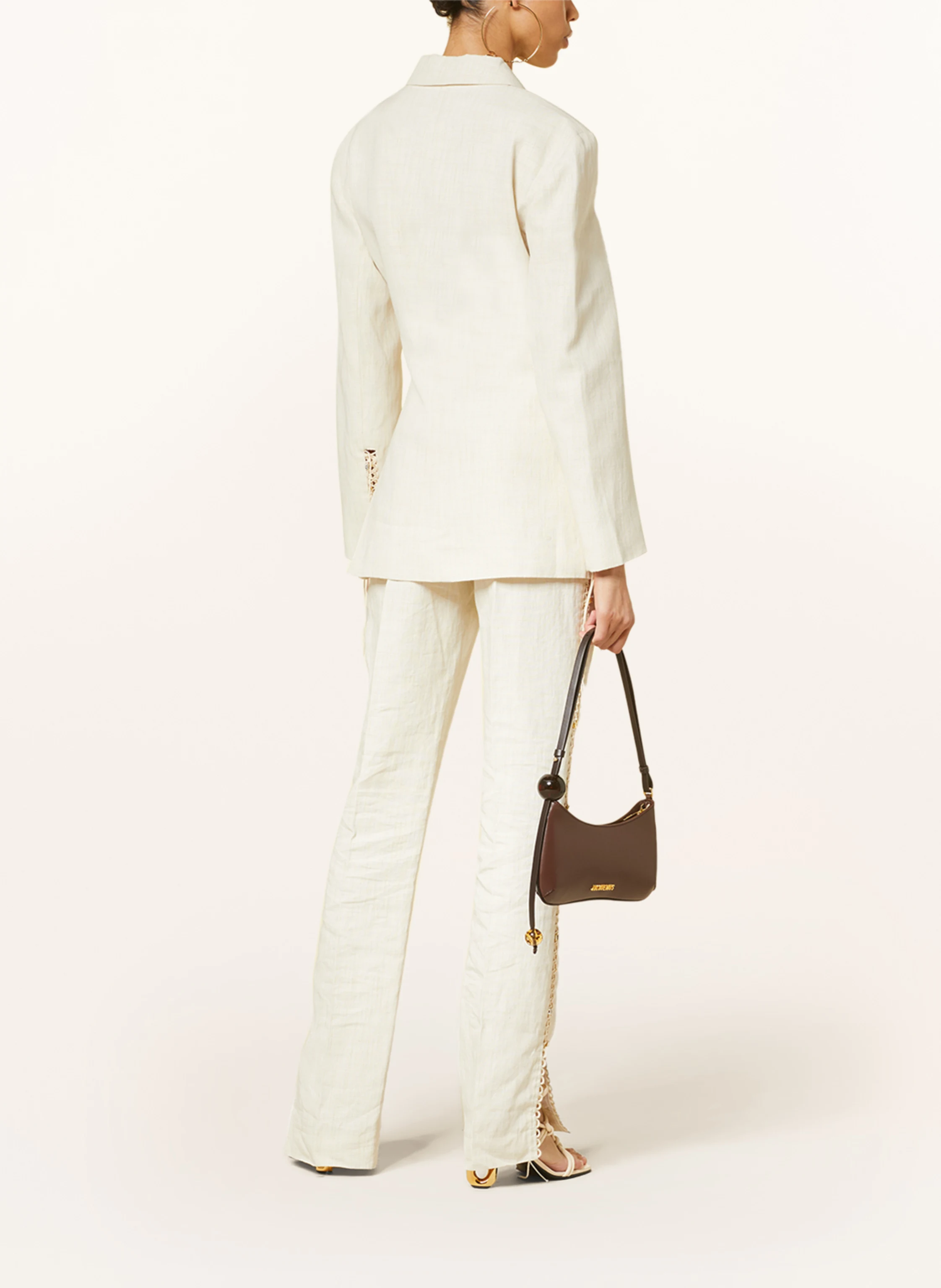 JACQUEMUS Blazer LA VESTE TIBAU BRODEE mit Leinen