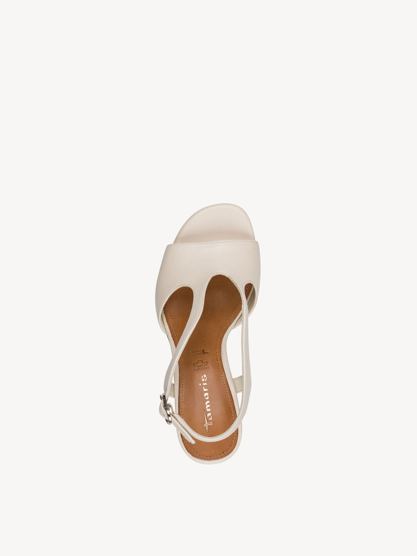 Leren Sandaaltje - beige