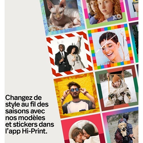 Imprimante photo Polaroid Hi-Print 3x3 + 10 feuilles