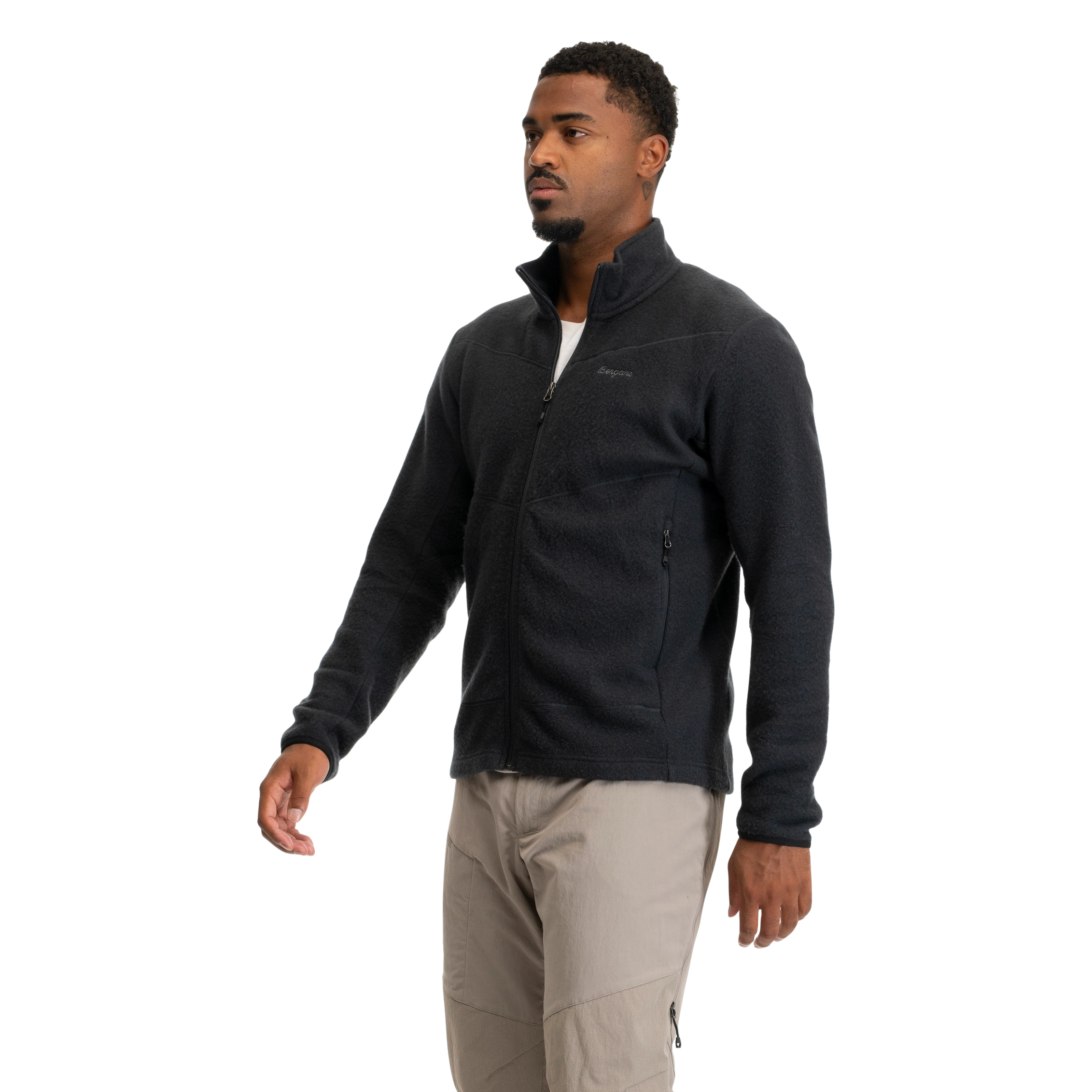 Rabot Merino Fleece Midlayer Jacket Men Dark Shadow Grey