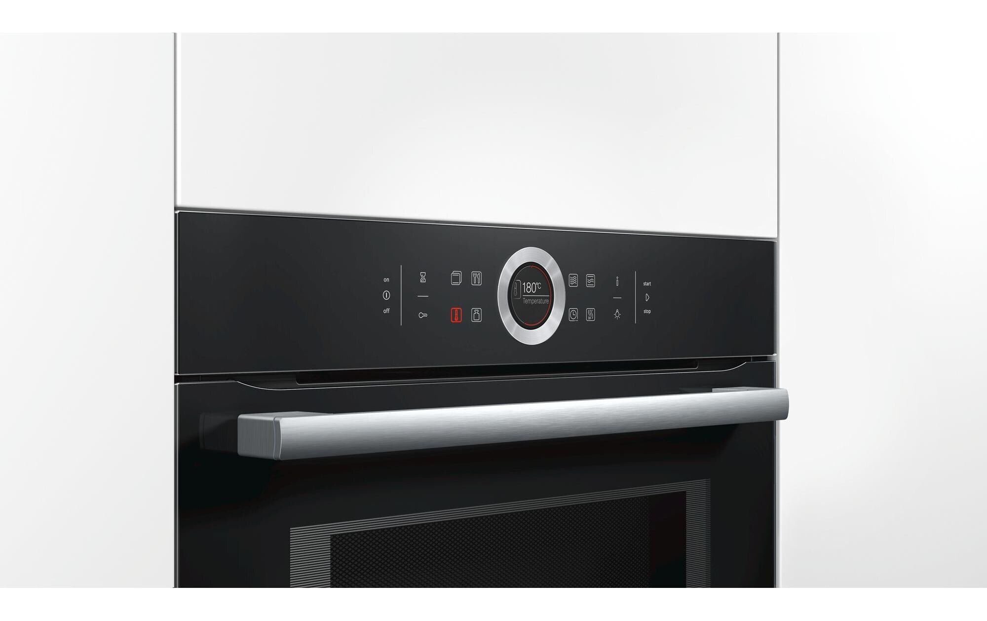 Einbaubackofen mit Mikrowelle CMG633BB1 Schwarz<br>Kompakter Einbaubackofen mit Mikrowelle