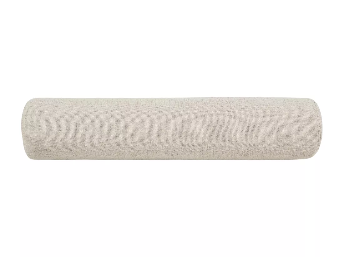 Chaise longue en tissu beige MAURIAC