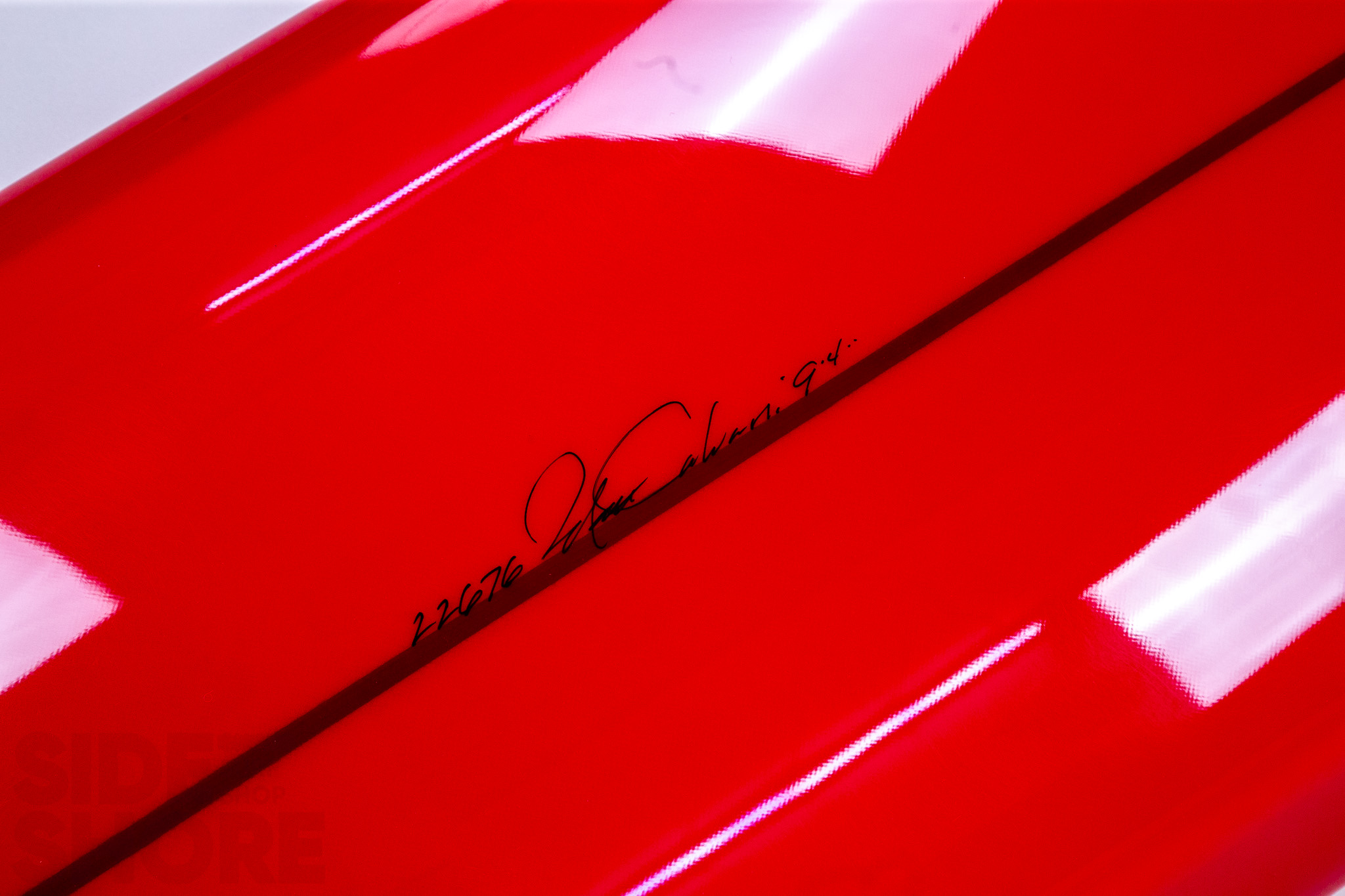 Bing Surfboards Spoiler - Tint Red   Volan   Polish - 9'4 x 22.87