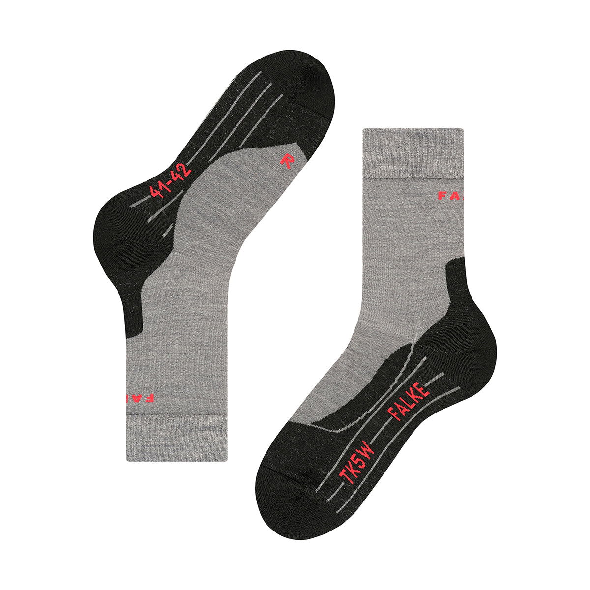 Falke TK5 Wander vandresokker, dame (Light Grey) - Spejder Sport