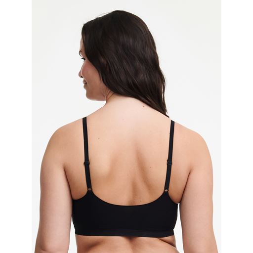 Chantelle Softstretch Foret Bøjlefri BH, Sort, XS/S