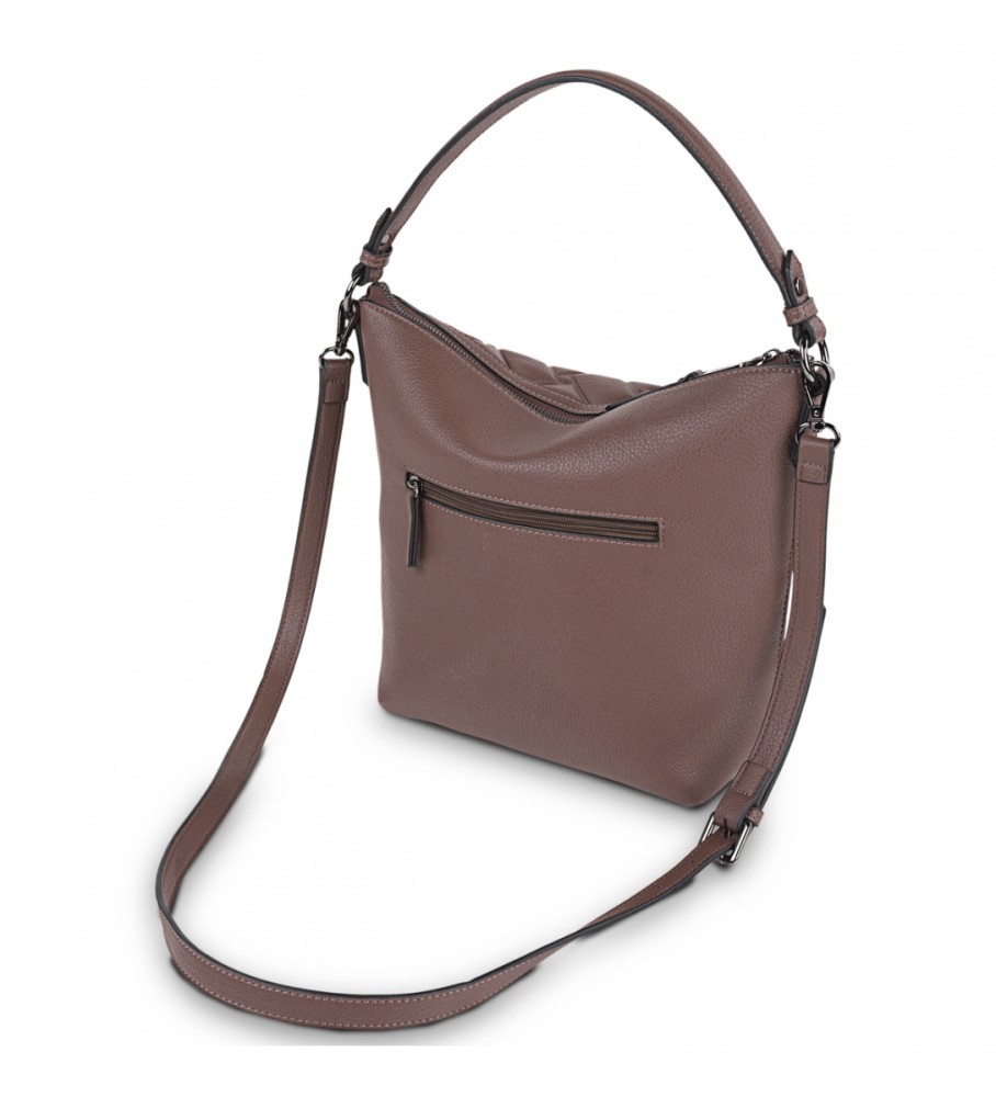 Bolsa de ombro Lois com alça de ombro adicional LOIS 316870 marrom escuro
