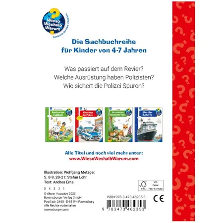Ravensburger Minis: Wieso? Weshalb? Warum? Polizei