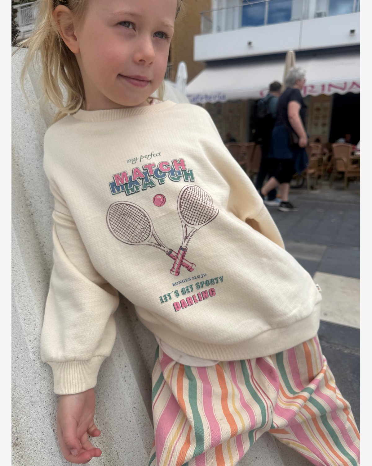 Genser med Print – 100% Øk. Bomull – Loupy Lou Sweat Shirt OCS