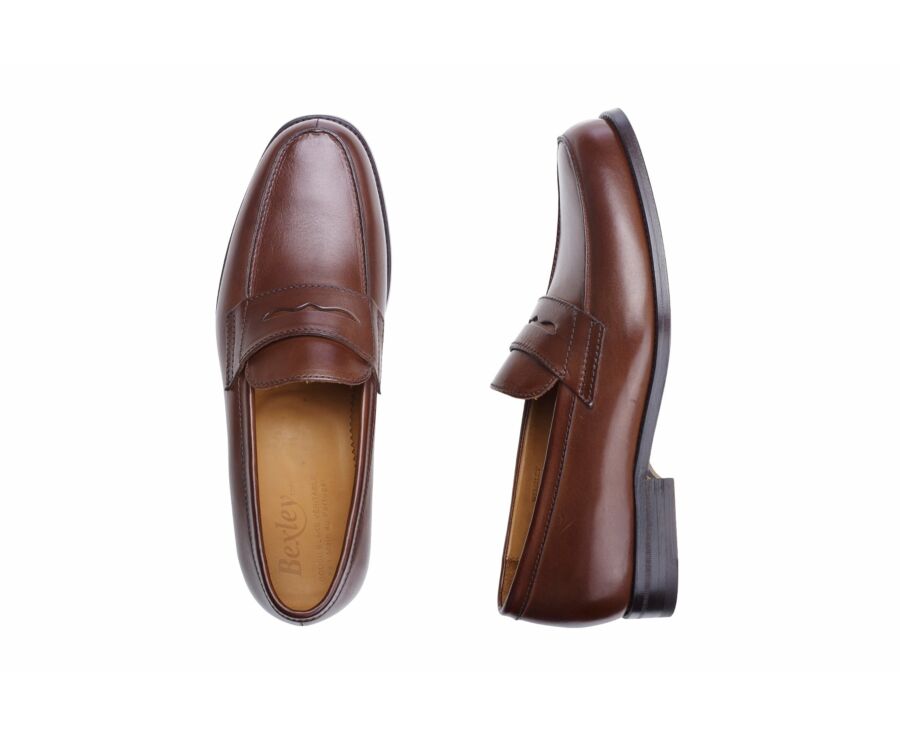 Mocassin homme cuir Châtaigne - WEMBLEY CLASSIC