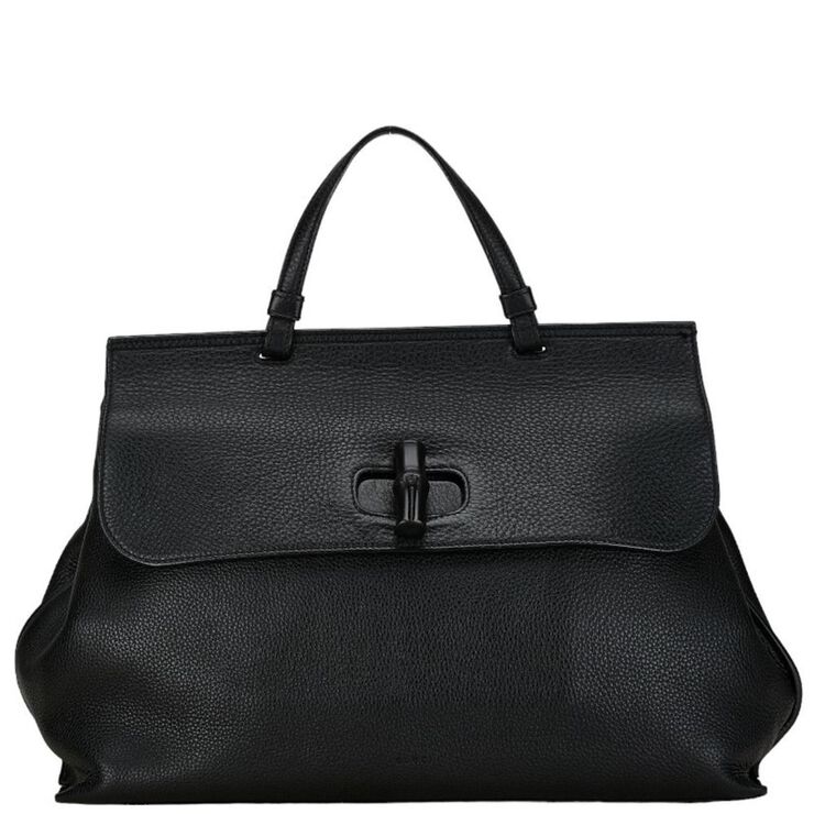 Gucci Vintage Gucci Bamboo Black