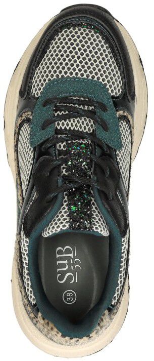 Sub55 Sneakers Laag zwart