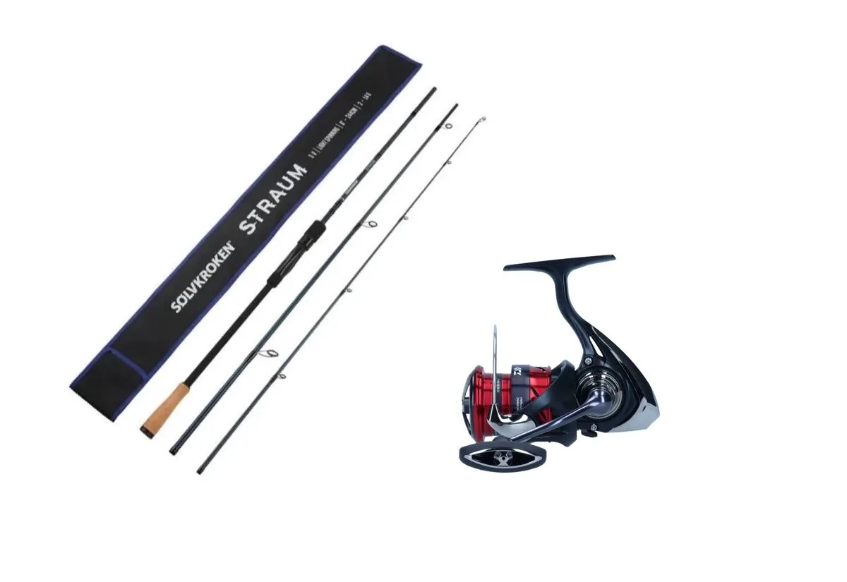 Sølvkroken Sv Straum 274cm 7-22g/Daiwa Ninja Lt 2000